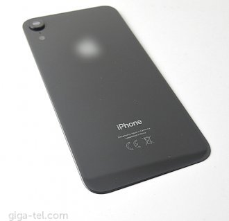 iPhone XR back cover/glass black OEM