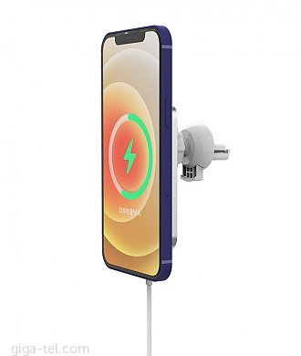 Magnetic wireless car charger X16 white  