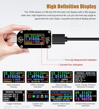 Multimeter Voltage Tester Jt Tc66c Type C