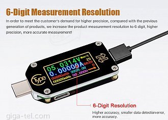 Multimeter/Voltage tester JT-TC66C Type-C 