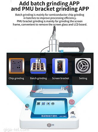 JCID Intelligent CNC automatic Grind Machine 2.Gen EM02 + fixture moulds