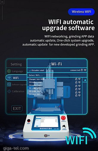 JCID Intelligent CNC automatic Grind Machine 2.Gen EM02 + fixture moulds