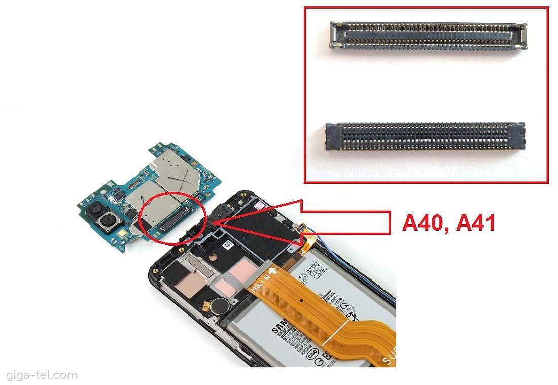 Samsung A415F,A405F,M317F board connector for flex