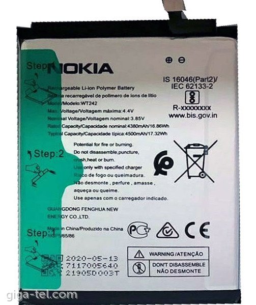 Nokia WT242 battery