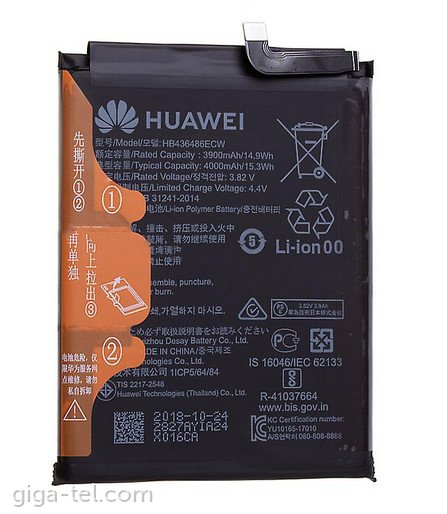 Huawei HB436486ECW / Honor 20 Pro battery