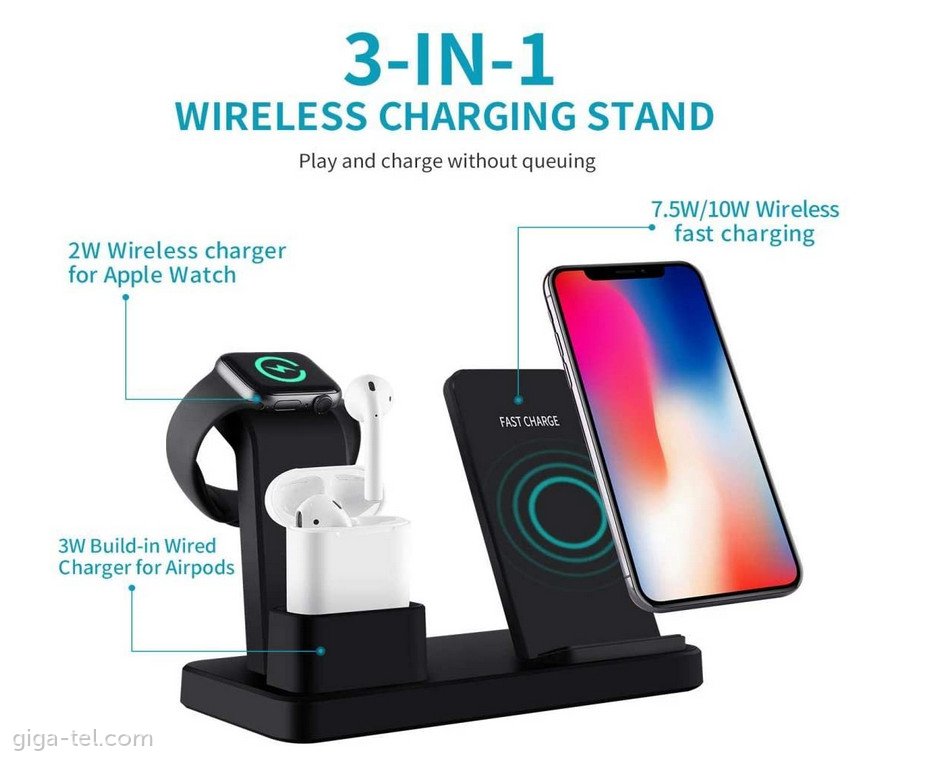 Wireless charger 3in1 / ABK-Q12