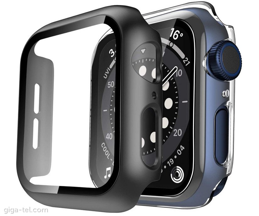 Apple Watch 40mm protective case+glass mirror black