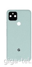 Google Pixel 5 battery cover green