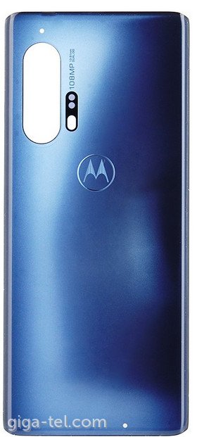 Motorola Edge Plus battery cover blue