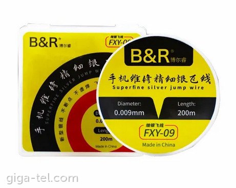 B+R FXY-09 silver jumper wire 0,009mm