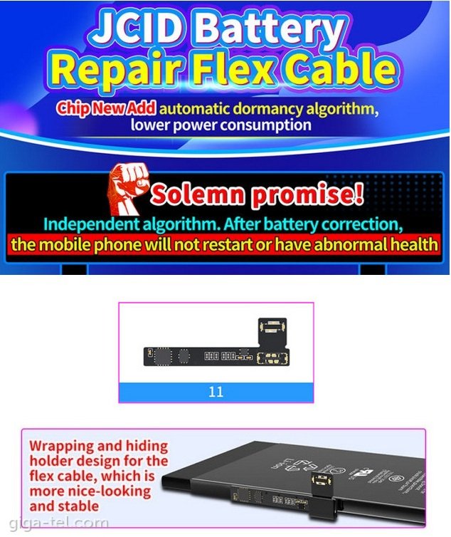 JC Tag-on battery repair flex for iPhone 11 