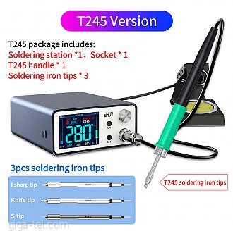 JC AiXun T3A soldering station+tips version T245