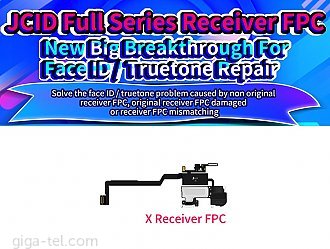 Support to repair iphone x face ID & truetone problem caused by receiver FPC Failure, no require original receiver FPC 
2.Receiver FPC detecting adaptor is for working on JC V1S, which support repair 8-11PROMAX full series face lD & truetone problem caused by receiver FPC failure, no require original receiver FPC.