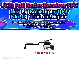 Support to repair iphone x face ID & truetone problem caused by receiver FPC Failure, no require original receiver FPC 
2.Receiver FPC detecting adaptor is for working on JC V1S, which support repair 8-11PROMAX full series face lD & truetone problem caused by receiver FPC failure, no require original receiver FPC.