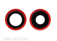 iPhone 12,12 mini camera frame+lens red