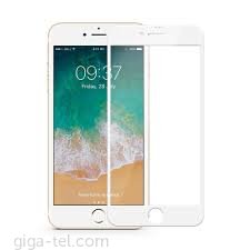 iPhone  7,8 3D AntiDustNet tempered glass white
