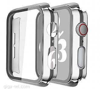 Apple Watch 40mm protective case+glass silver
