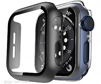 Apple Watch 40mm protective case+glass mirror black