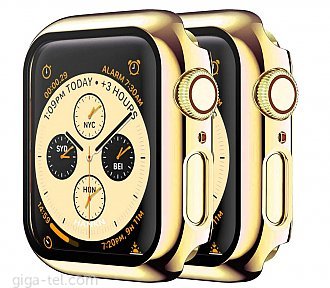 Apple Watch 40mm protective case+glass gold