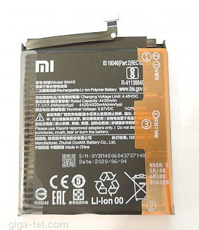 4520mAh - Redmi 10X , Redmi10X Pro 5G