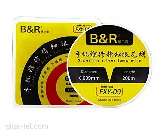 B+R FXY-09 silver jumper wire 0,009mm