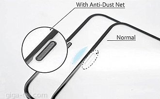 iPhone X,XS,11 Pro 2.5D Anti Dust Net tempered glass