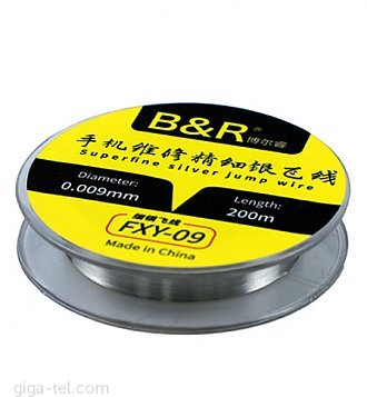 B+R FXY-09 silver jumper wire 0,009mm
