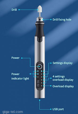 Mega-Idea SG-02 electric polishing pen