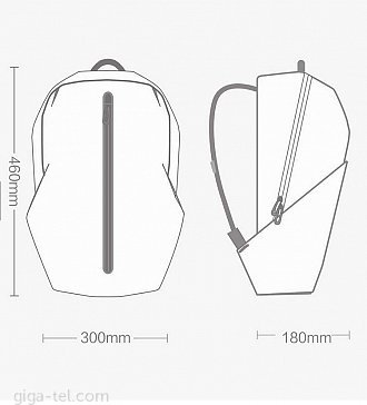 Xiaomi 90 Points All Weather Backpack blue