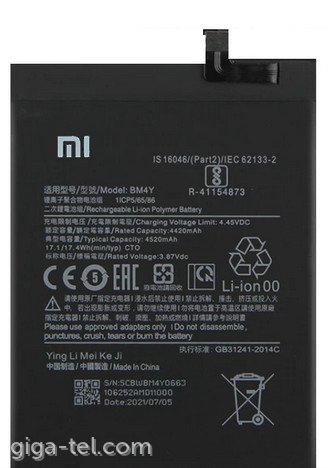 Xiaomi BM4Y battery OEM