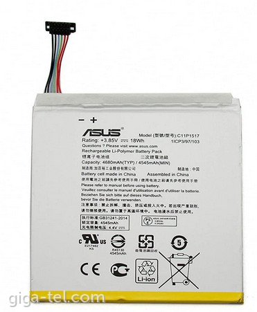Asus C11P1517 battery