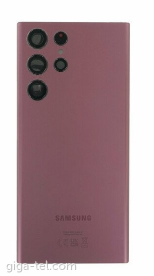 Samsung S908B battery cover burgundy