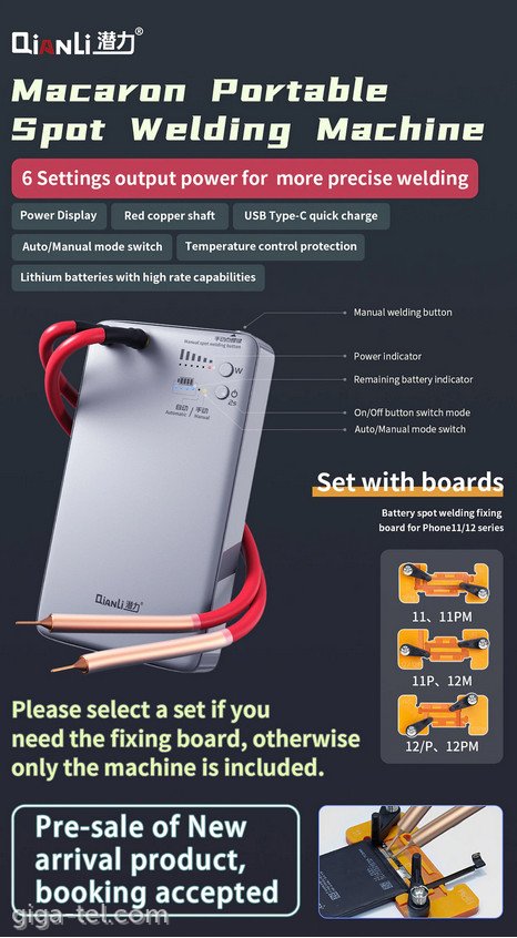 Qianli spot welding machine for batteries - updated version