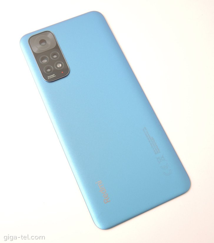 Xiaomi Redmi Note 11 battery cover blue