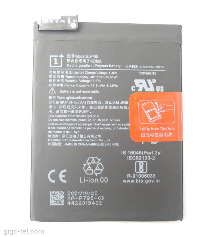 Oneplus BLP785 battery OEM