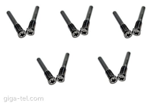 iPhone X-13 Pro Max bottom screws black SET