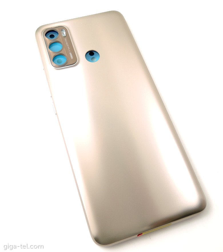 Motorola G60 battery cover gold