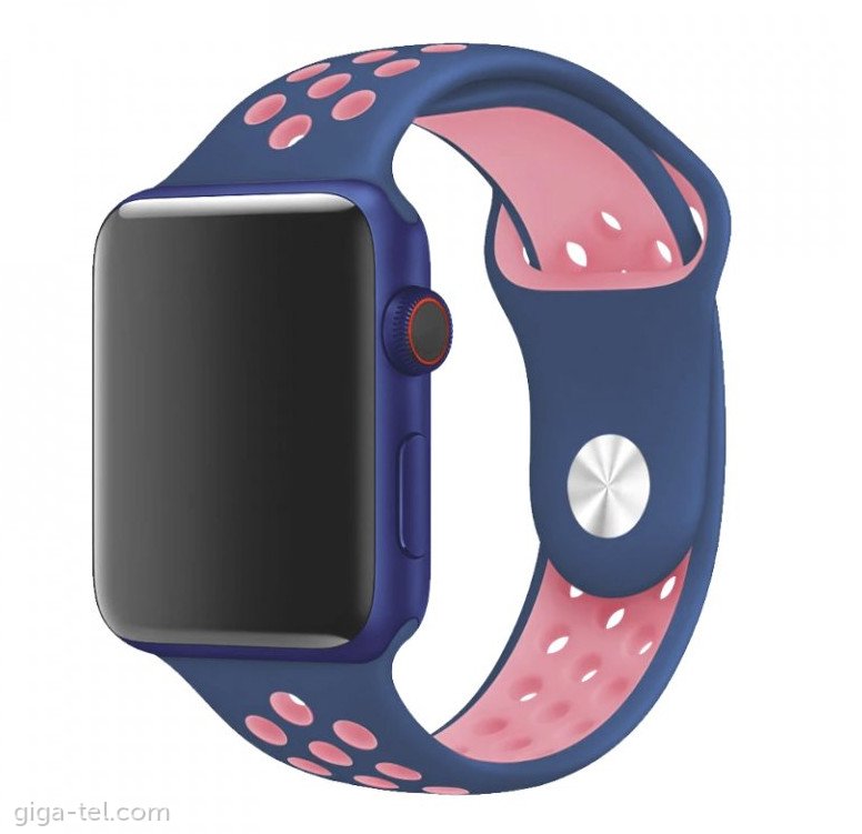 Apple watch 38/40/41mm belt SPORT blue/pink