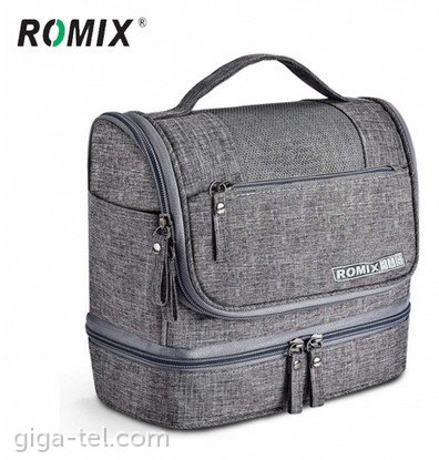 Romix RH67 cosmetic bag gray