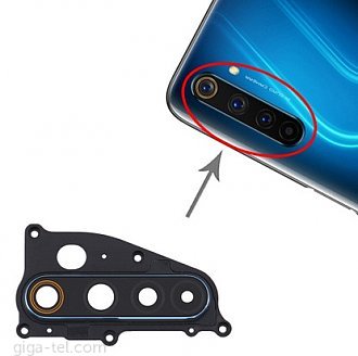 Realme 6 Pro camera frame+lens blue