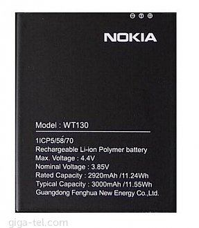 3000mAh - NOKIA 1.3 TA-1205