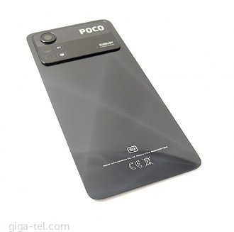 Xiaomi Poco X4  Pro 5G battery cover black