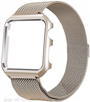 Apple Watch 44mm full magnetic strap gold