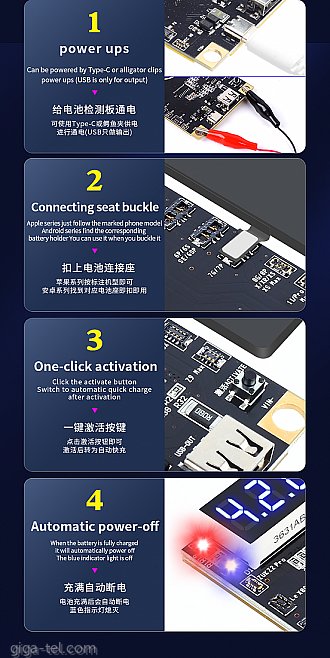 Mechanic BA27 battery activation board 