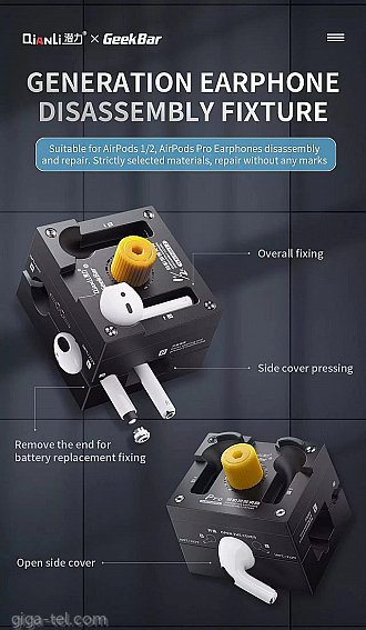 Qianli disassembly fixture for Apple Earphone 1,2 + Pro