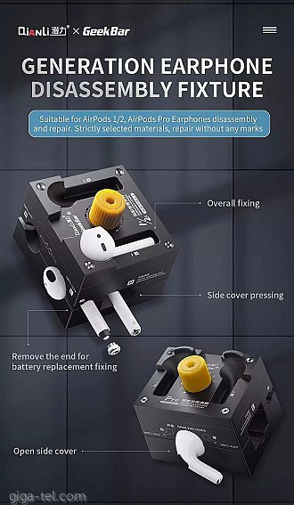 Qianli disassembly fixture for Apple Earphone 1,2 + Pro