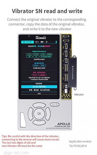 Qianli Apollo 6in1 multifunctional programmer box with battery