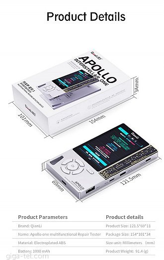 Qianli Apollo 6in1 multifunctional programmer box with battery