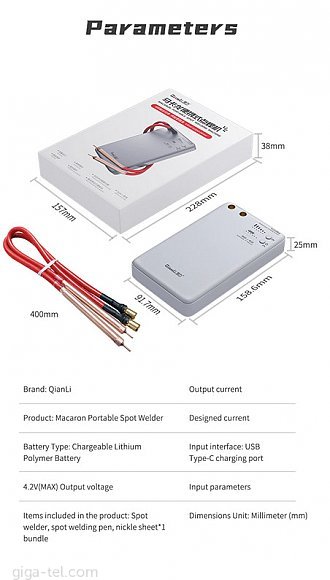 Qianli spot welding machine for batteries - updated version