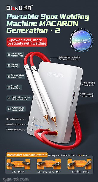 Qianli spot welding machine for batteries - updated version